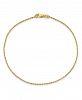 Rope Chain Anklet in 14k Yellow Gold