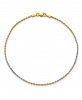 Rope Chain Anklet in 14k Yellow, Rose and White Gold