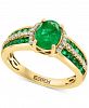 Effy Emerald (1-3/4 ct. t. w. ) & Diamond (1/8 ct. t. w. ) Ring in 14k Gold