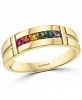 Effy Men's Multi-Sapphire Ring (1/3 ct. t. w. ) in 14k Gold