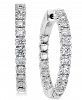 Diamond In-and-Out Hoop Earrings (2 ct. t. w. ) in 14k White Gold