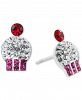 Giani Bernini Crystal Cupcake Stud Earrings in Sterling Silver, Created for Macy's