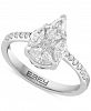Effy Diamond Multi-Cut Pear Cluster Engagement Ring (1-1/5 ct. t. w. ) in 14k White Gold