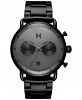 Mvmt Men's Chronograph Blacktop Starlight Black Ion-Plated Steel Bracelet Watch 47mm