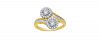 Diamond Halo Bypass Ring (1 ct. t. w. ) in 10k Gold