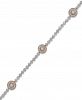 Diamond Circle Bracelet in 14k Rose Gold over Sterling Silver (1/2 ct. t. w. )