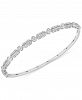 Wrapped Diamond Bangle Bracelet (1/2 ct. t. w. ), in Sterling Silver, 14k Gold-Plated Sterling Silver or 14k Rose Gold-Plated Sterling Silver, Created for Macy's