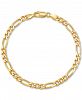 Giani Bernini Figaro Link Chain Bracelet in 18k Gold-Plated Sterling Silver, Created for Macy's