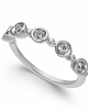 Diamond Bezel Band (1/4 ct. t. w. ) in 14k White, Yellow or Rose Gold