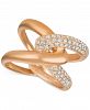 Le Vian Creme Brulee Nude Diamond Interlocking Crossover Statement Ring (5/8 ct. t. w. ) in 14k Rose Gold