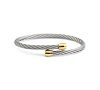 Charriol Two-Tone Cable Bypass Bangle Bracelet in Pvd Stainless Steel & Gold-Tone