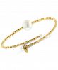 Effy Cultured Freshwater Pearl (3 & 8mm) Coil Bracelet in 14k Gold
