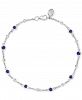 Effy Sapphire & Diamond Link Bracelet in Sterling Silver. (Also available in Ruby, Emerald and Pink Sapphire)