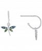 Giani Bernini Crystal Dragonfly Dangle Hoop Earrings in Sterling Silver, Created for Macy's