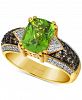 Le Vian Chocolatier Green Apple Peridot (1-7/8 ct. t. w. ) & Diamond (1/2 ct. t. w. ) Ring in 14k Gold