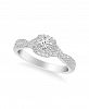 Diamond Twist Engagement Ring (7/8 ct. t. w. ) in 14k Yellow, White or Rose Gold