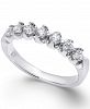 Certified Diamond Scalloped Ring (1/2 ct. t. w. ) in 14k White Gold