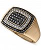 Men's Black & White Diamond Ring (1 ct. t. w. ) in 10k Gold or 10k White Gold