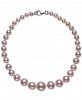 Belle de Mer Multicolor Cultured Freshwater Pearl (3-9mm) Graduated Bracelet (Also in Pink Cultured Freshwater Pearl)