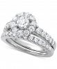 Marchesa Certified Diamond Bridal Set (2 ct. t. w. ) in 18k Gold, White Gold or Rose Gold, Created for Macy's