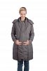 Modern Eternity MADISON 3-in-1 Long Quilted Maternity Puffer Coat Grey - S