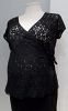 Old Navy Maternity black lace top - L
